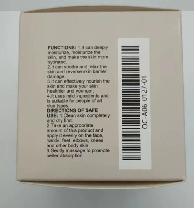 Mellara Restore Balm whipped tallow cream jar back label